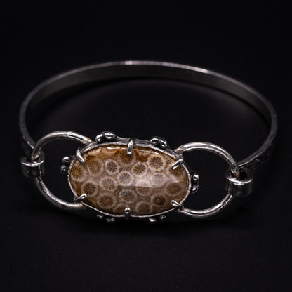 Pulsera Coral Fosil